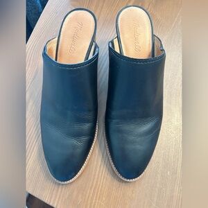 Madewell Women's Black Leather Mules